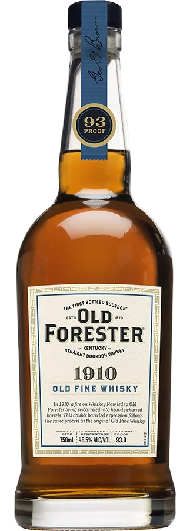 Old Forester 1910 Old Fine Whisky Kentucky Straight Bourbon Whisky 750ml