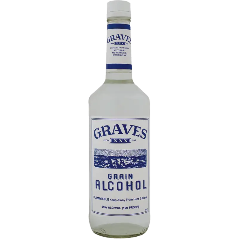 Graves Grain Alcohol 190 Proof 750ml