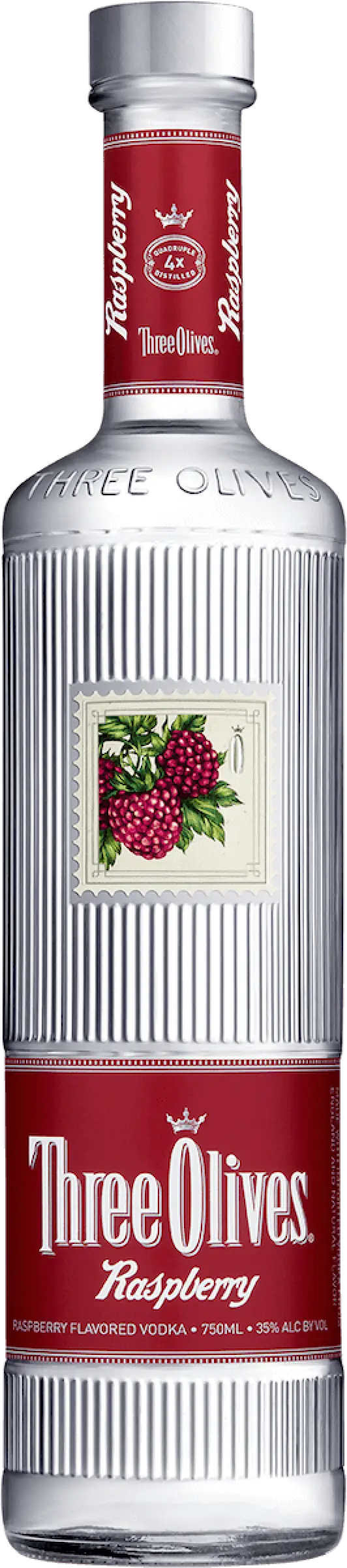 Three Olives Raspberry Vodka 1L