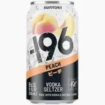 Suntory -196 Vodka Seltzer Peach 355ml