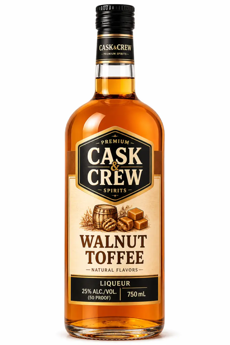 Cask & Crew Walnut Toffee Whiskey 750ml