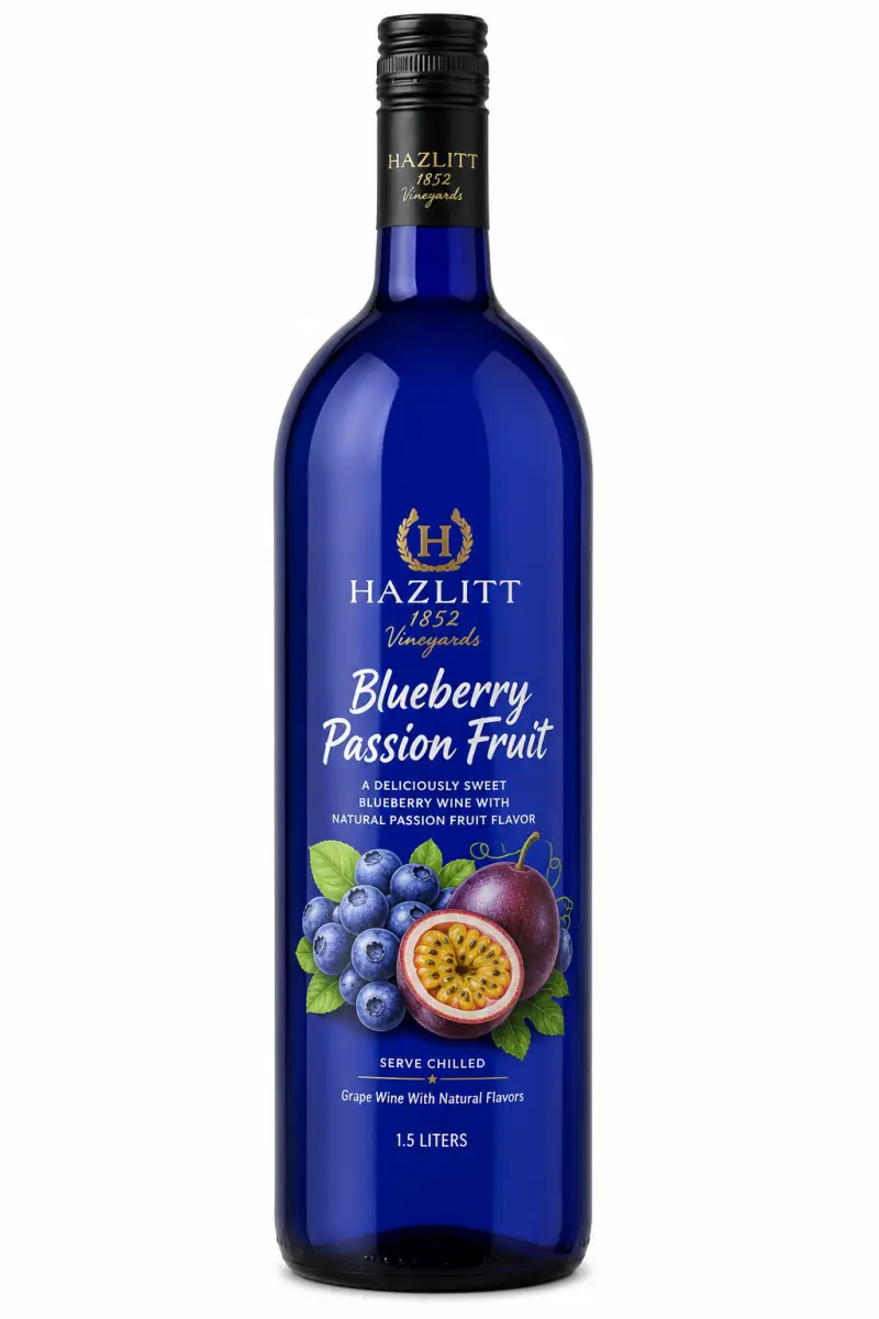Hazlitt Blueberry Passion Fruit Wine 1.5L
