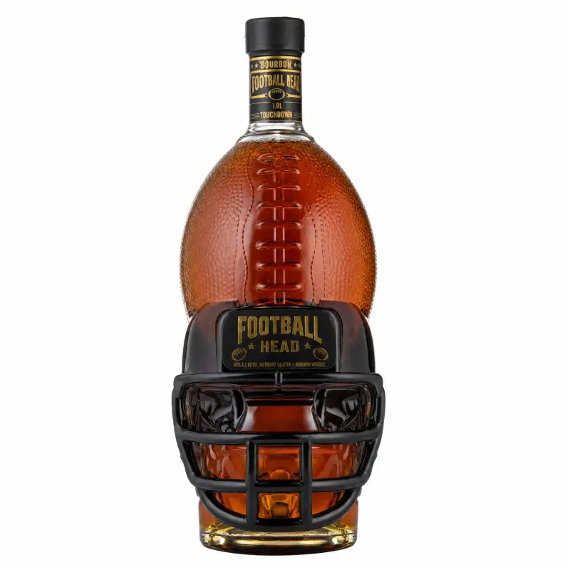 Touchdown Bourbon Football Head 1L