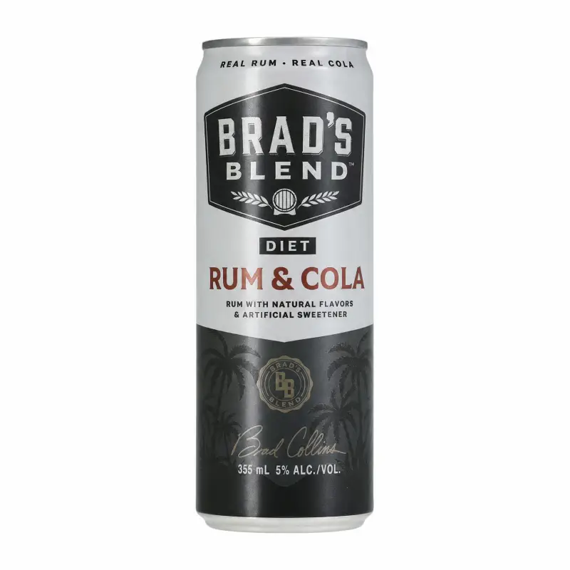 Brad's Blend Diet Rum & Cola 355ml