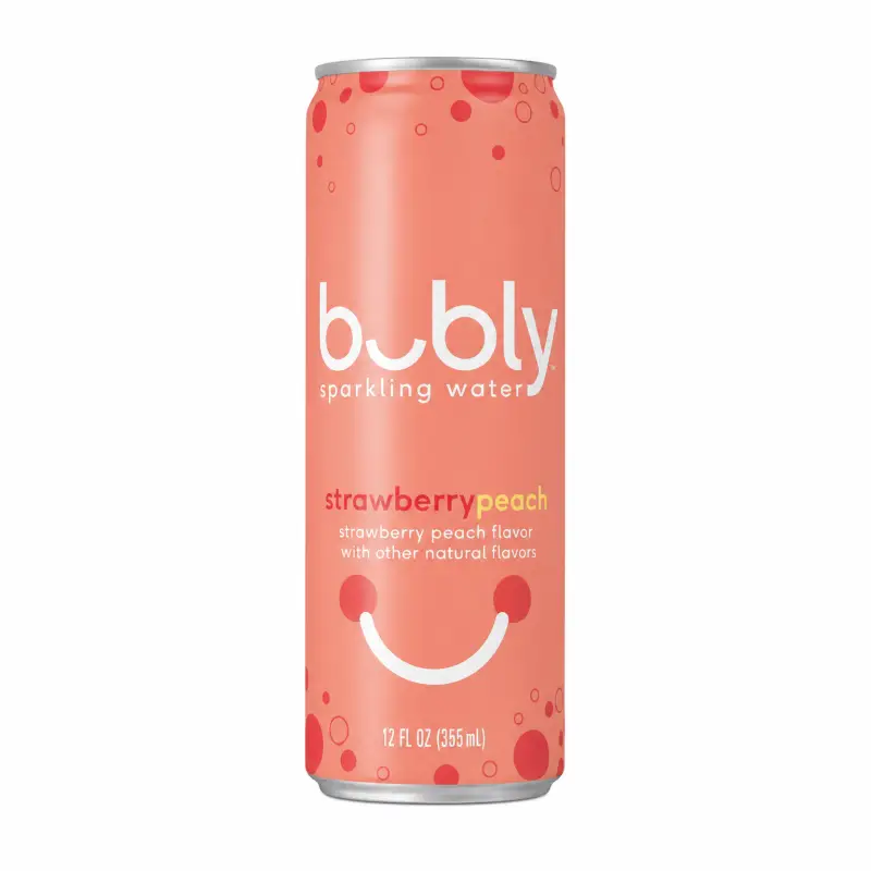Bubly Strawberry Peach 355ml