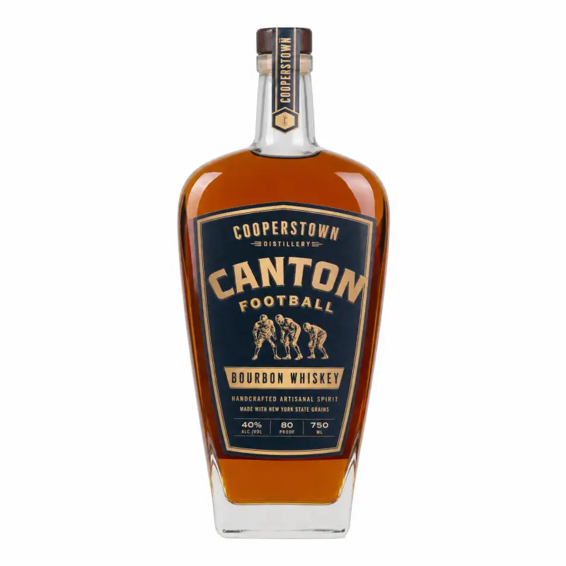 Cooperstown Distillery Canton Football Bourbon Whiskey 750ml