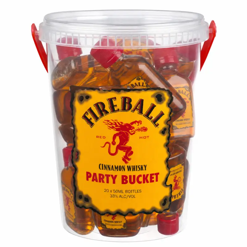 Fireball Cinnamon Whisky Party Bucket 20 x 50ml