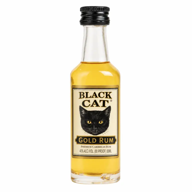 Black Cat Gold Rum 50ml