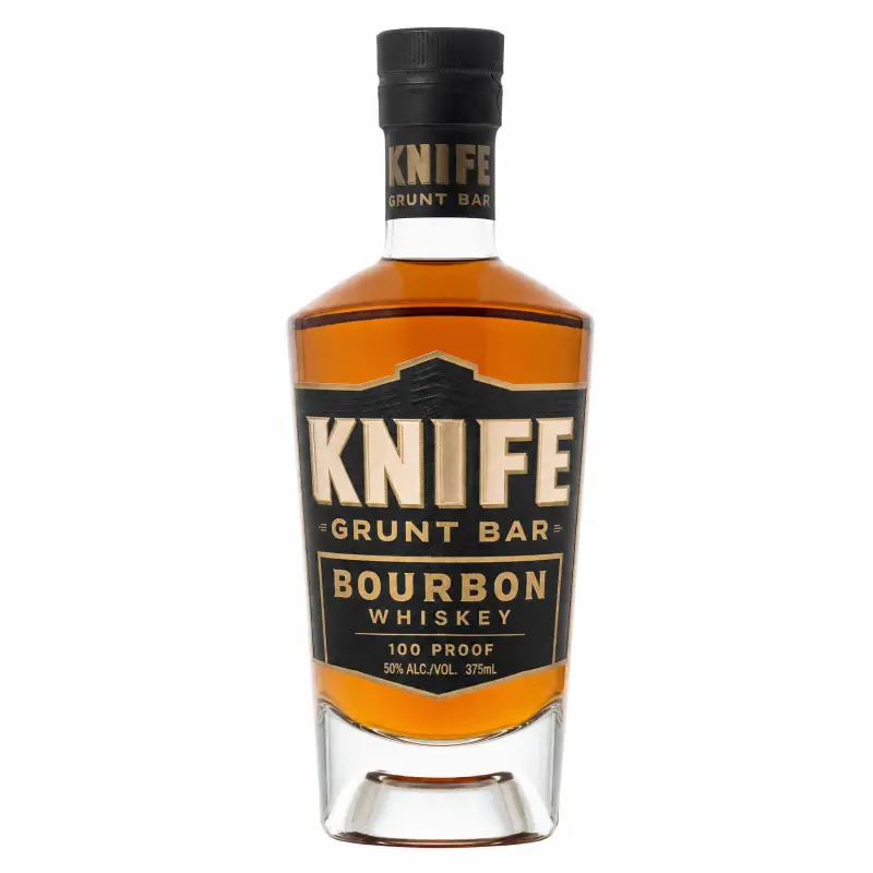 Knife Bourbon Whiskey 375ml Grunt Bar