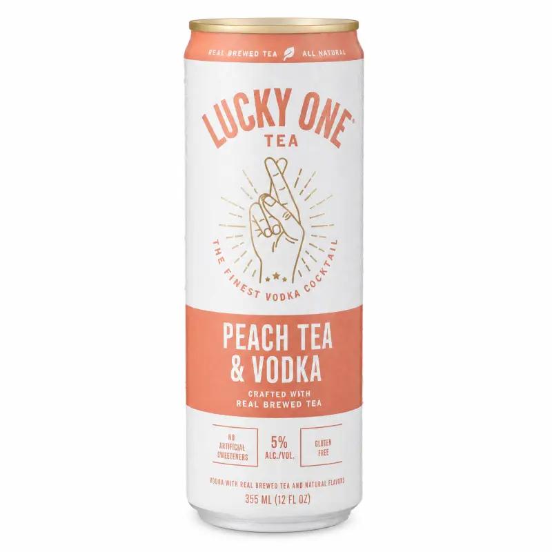 Lucky One Tea Peach Tea & Vodka 355ml