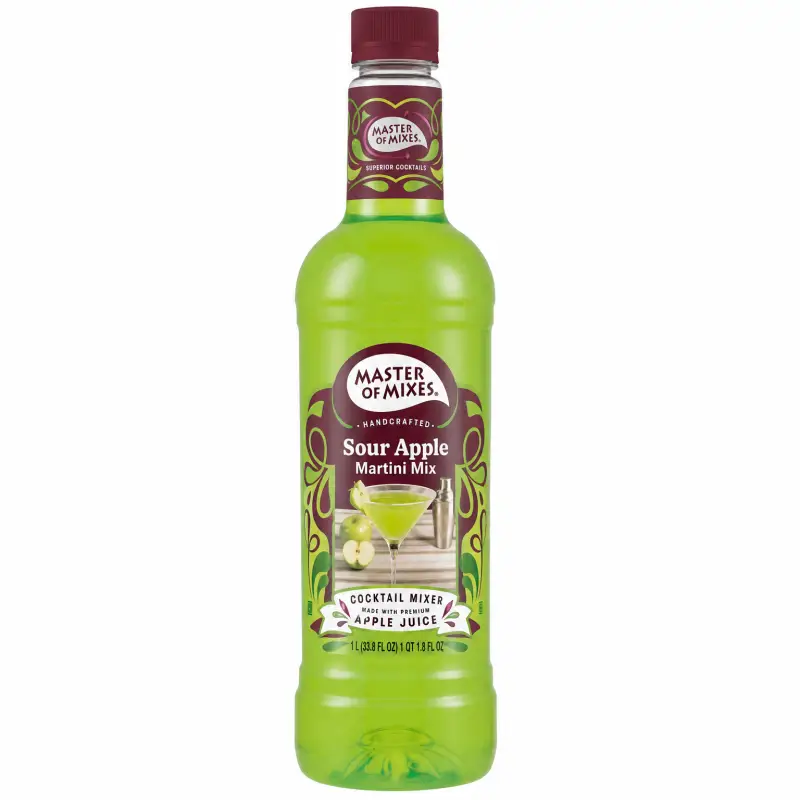 Master Of Mixes Sour Apple Martini Mix 1L