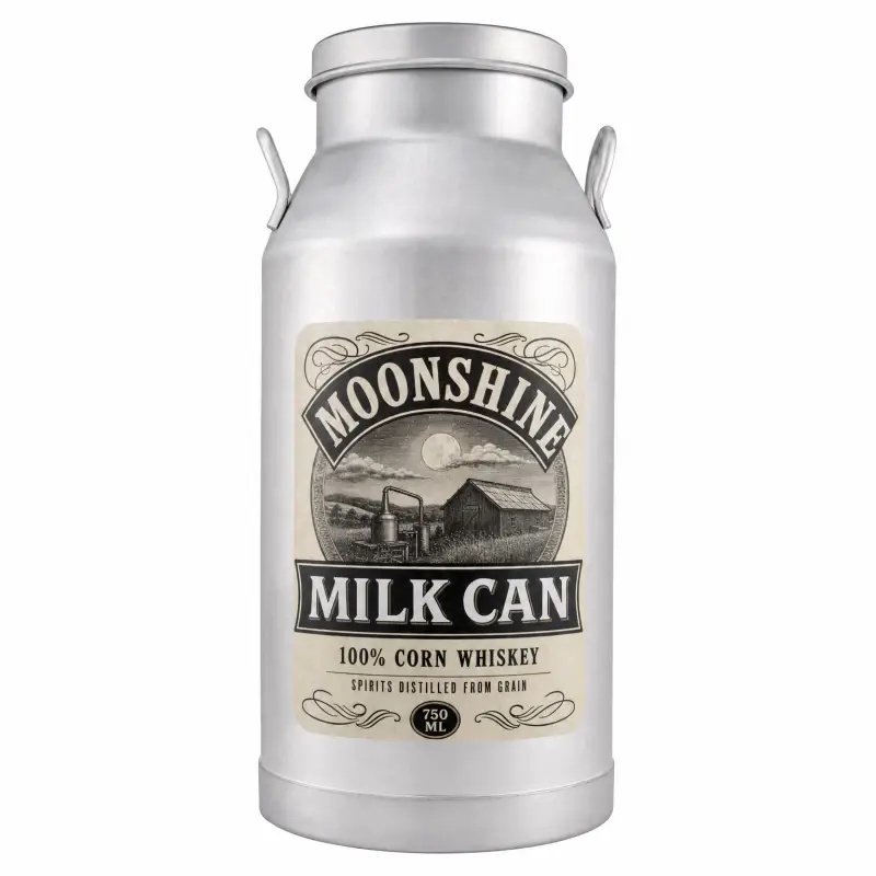 Moonshine 750ml Milk Can