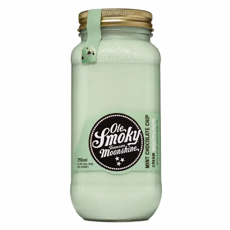 Ole Smoky Mint Chocolate Chip Cream Moonshine 750ml