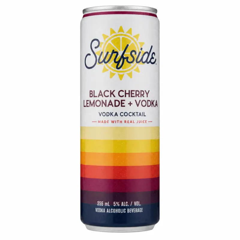 Surfside Black Cherry Lemonade + Vodka 355ml