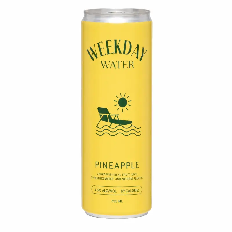 Weekday Water Pineapple 355ml