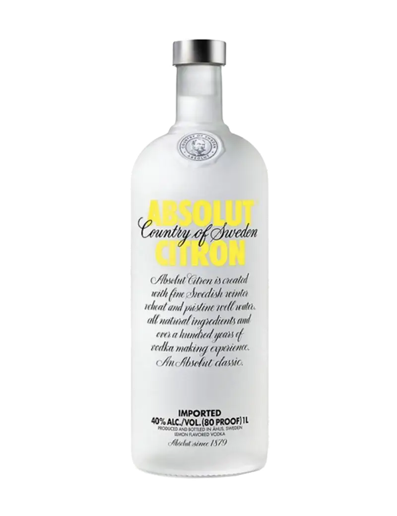 Absolut Citron Vodka 1L