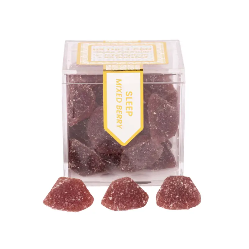 TribeTokes THC Sleep Gummies with L-Tryptophan - Mixed Berry