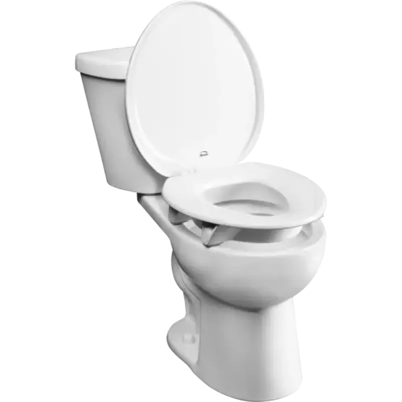 Clean·Shield Round Toilet Seat Riser