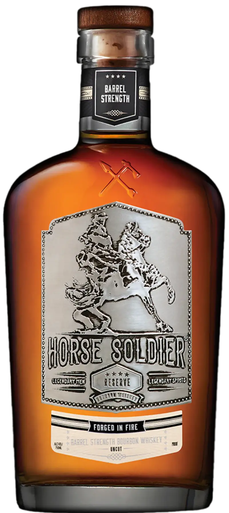 Horse Soldier Barrel Strength Bourbon Whiskey 750ml