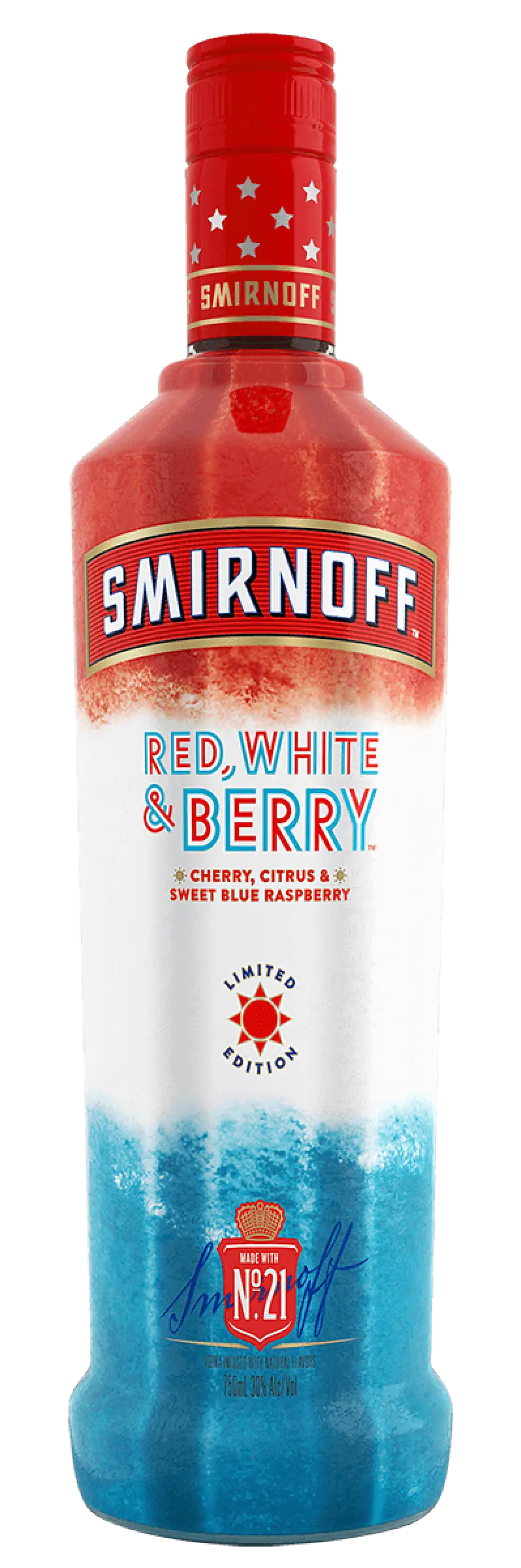 Smirnoff Red, White & Berry Flavored Vodka 750ml