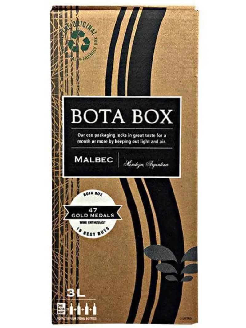 Bota Box Nighthawk Black Malbec 3L