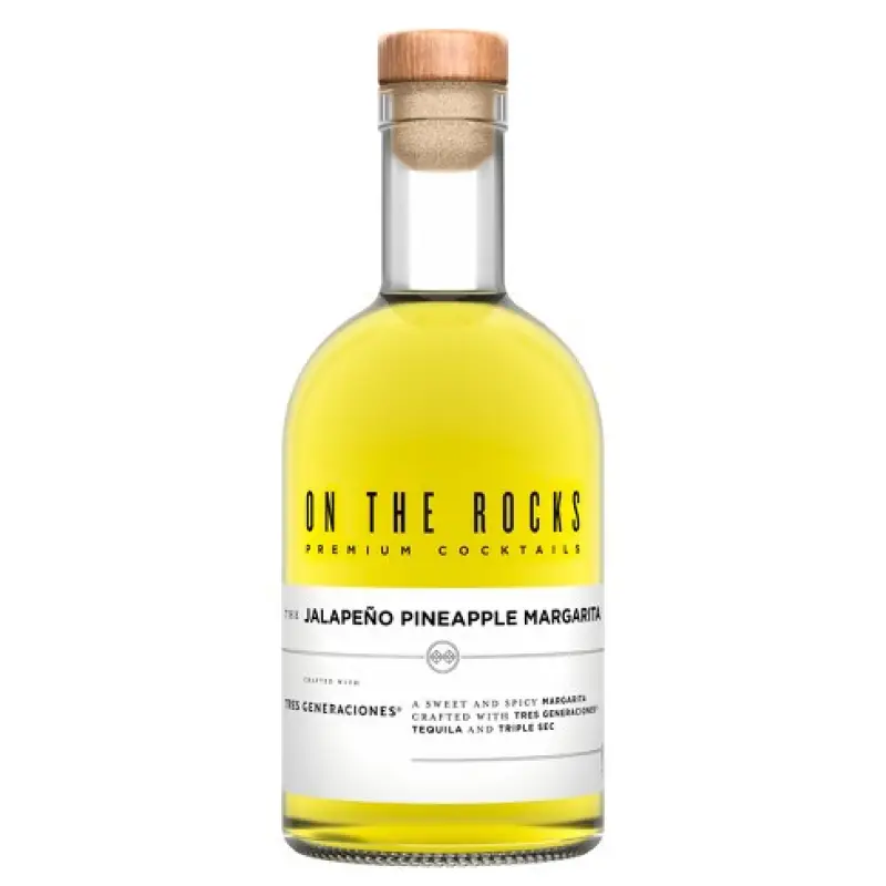 On The Rocks Pineapple Jalapeño Margarita 375ml