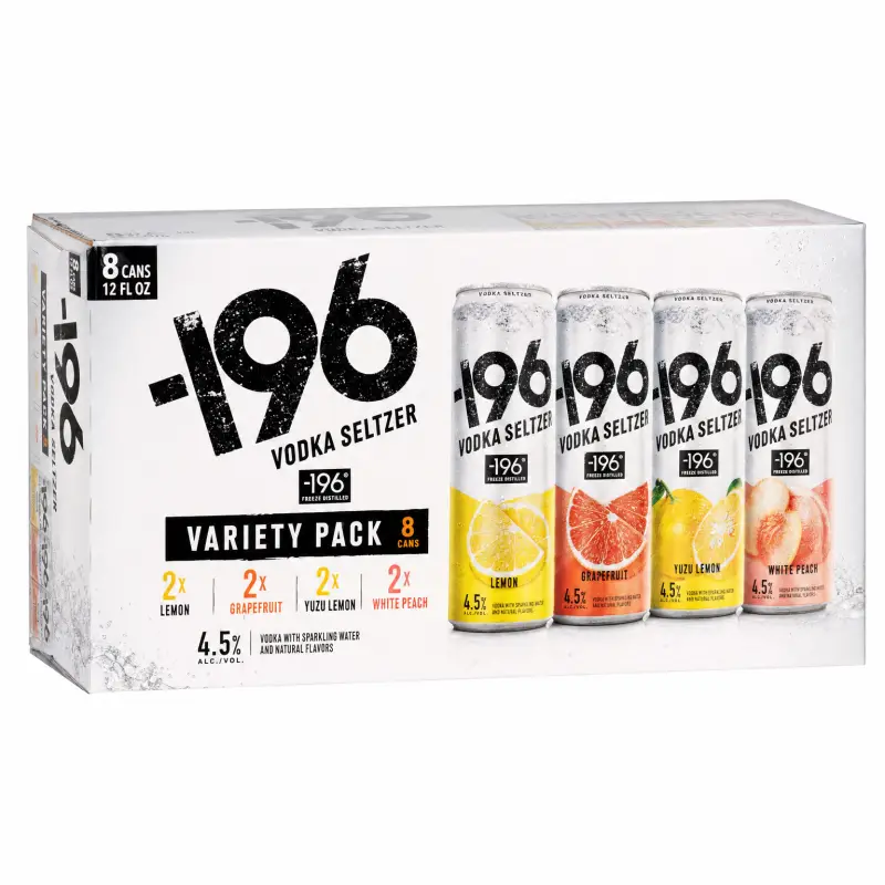 -196 Vod Seltz Var 8 Pack