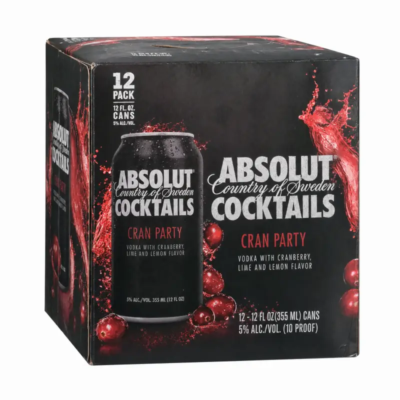 ABS Ckt Os Cran Party 12 Pk