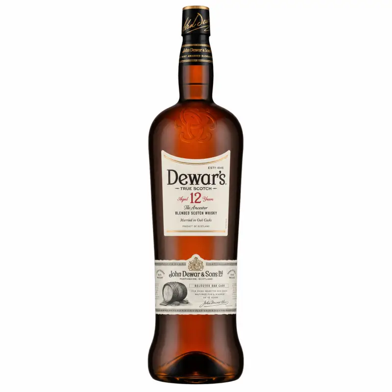 Dewar's 12 Year Old Blended Scotch Whisky 1.75L
