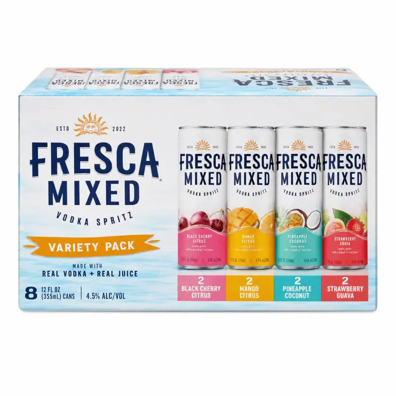 Fresca Mixed Vodka Spritz Variety Pack 8pk 12oz Cans