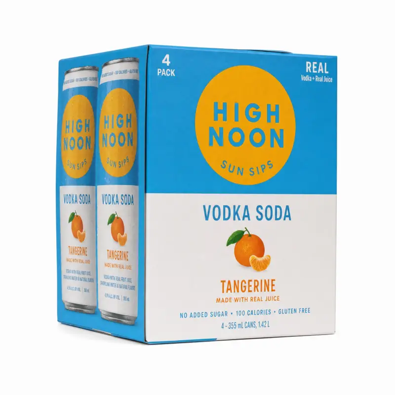 High Noon Tangerine 4pk