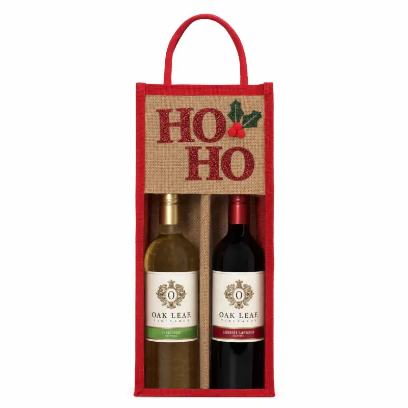 Ho Ho 2Btl Gift Bag