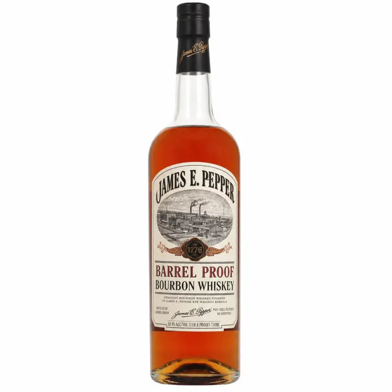James E. Pepper Barrel Proof Bourbon 750ml