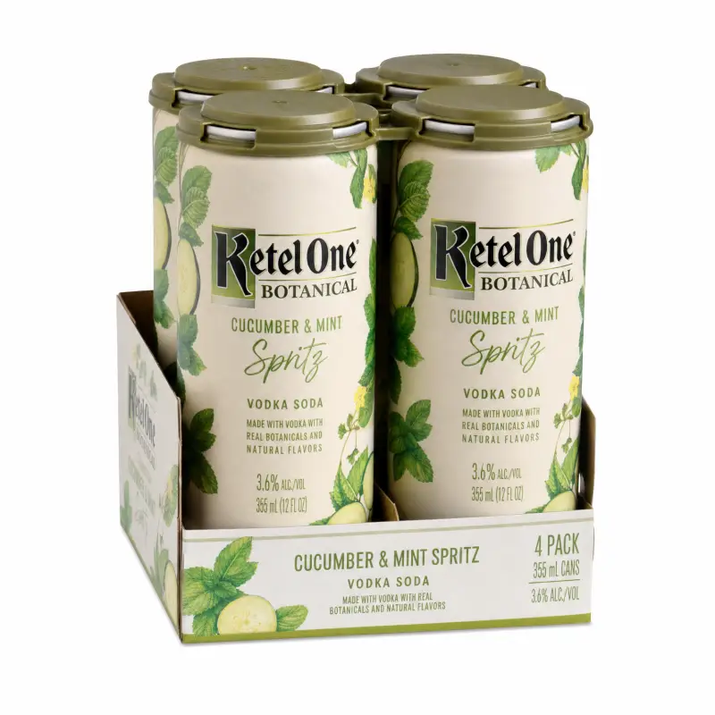 Ketel One Botanical Cucumber & Mint Spritz 4pk-355ml