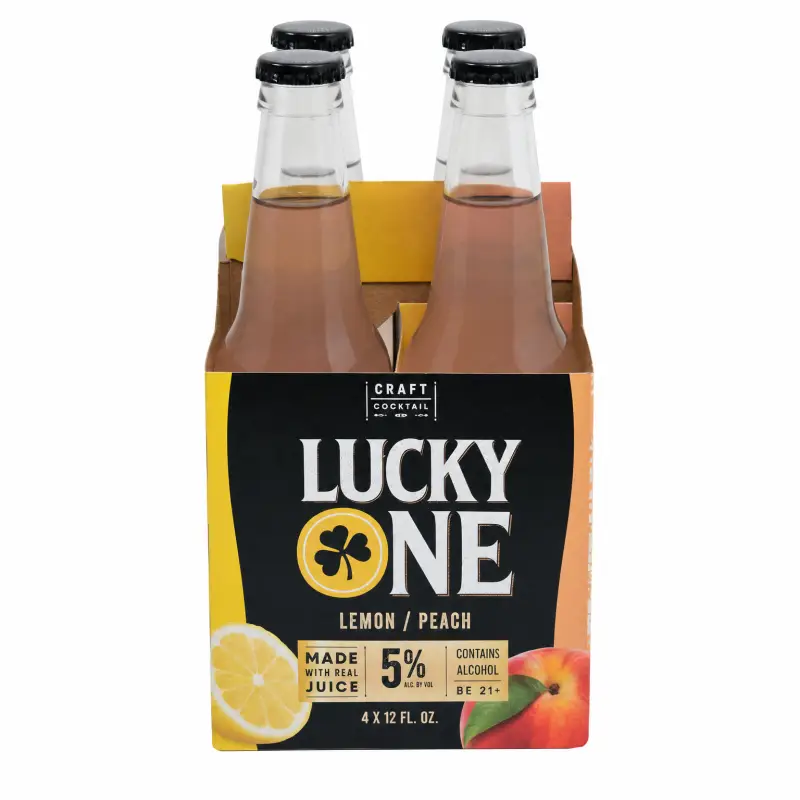 LUCKY ONE LEMON/PEACH 4PK