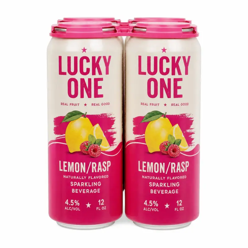Lucky One Lemon/Rasp 4pk