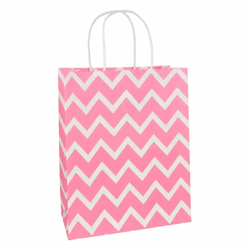 PINK CHEVRON GIFT BAG