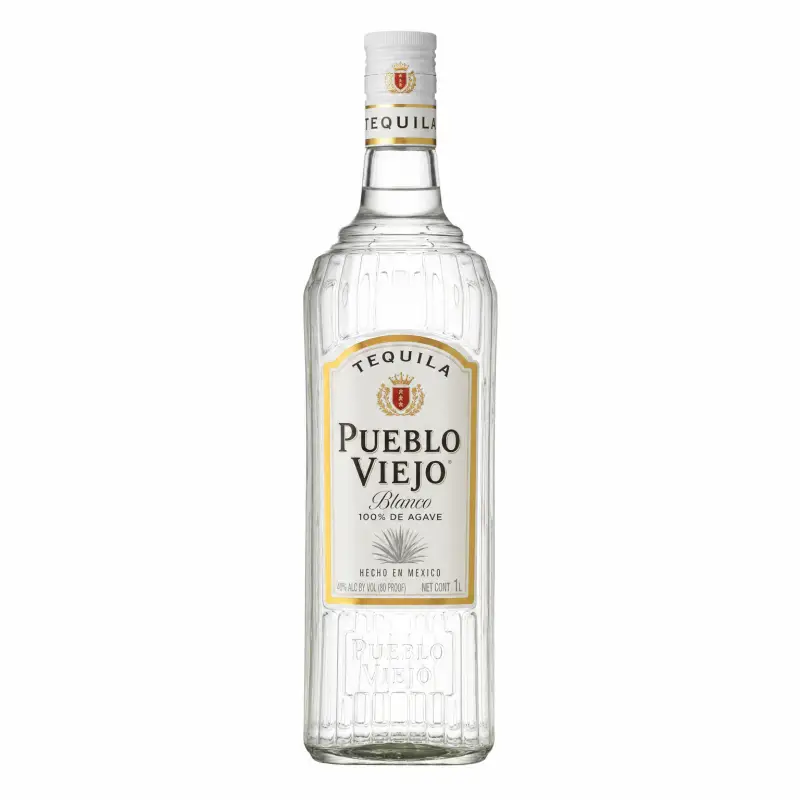 Pueblo Viejo Blanco Tequila 1L