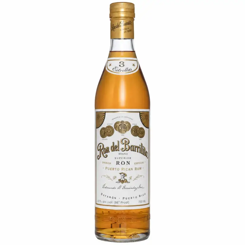 Ron Del Barrilito 3 Star 750ml