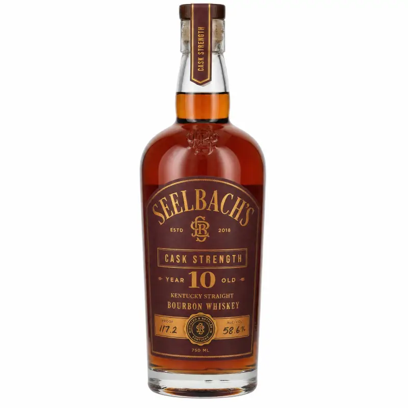 Seelbach's Cask Strength 10 Year Bourbon 750ml