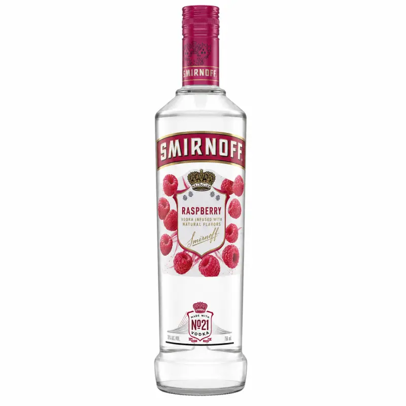 Smirnoff Raspberry Vodka 750ml