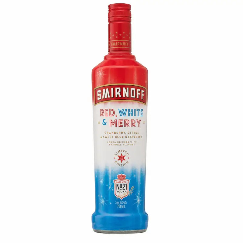 Smirnoff Red White & Merry 750ml