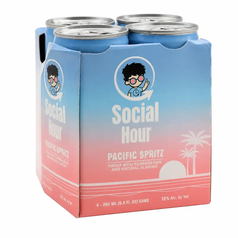 Social Hour Pacific Spritz 4pk-355ml Cans