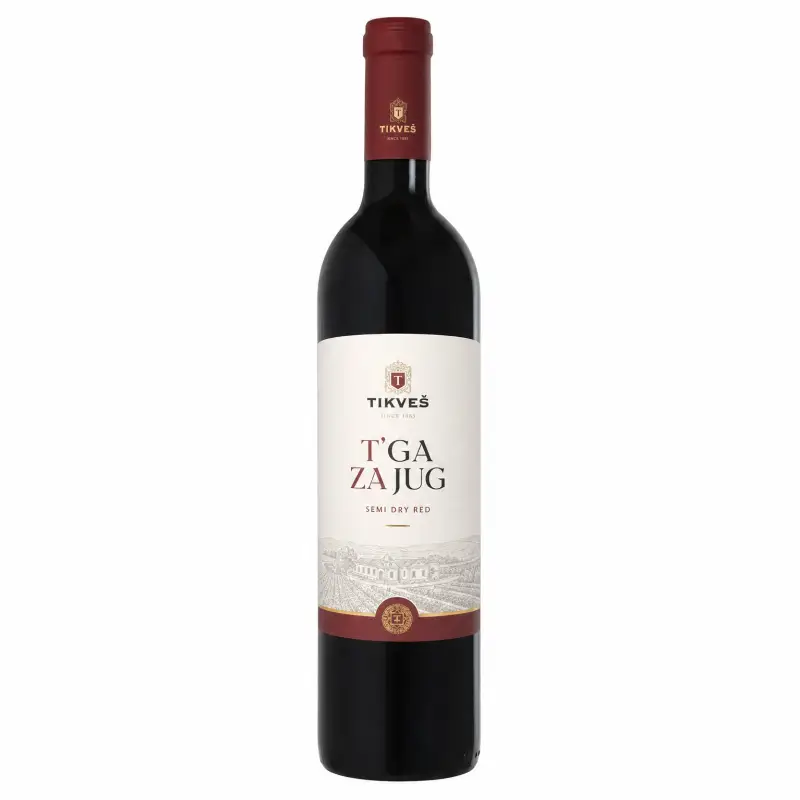 Tikves T'Ga Za Jug Semi Dry Red 750ml