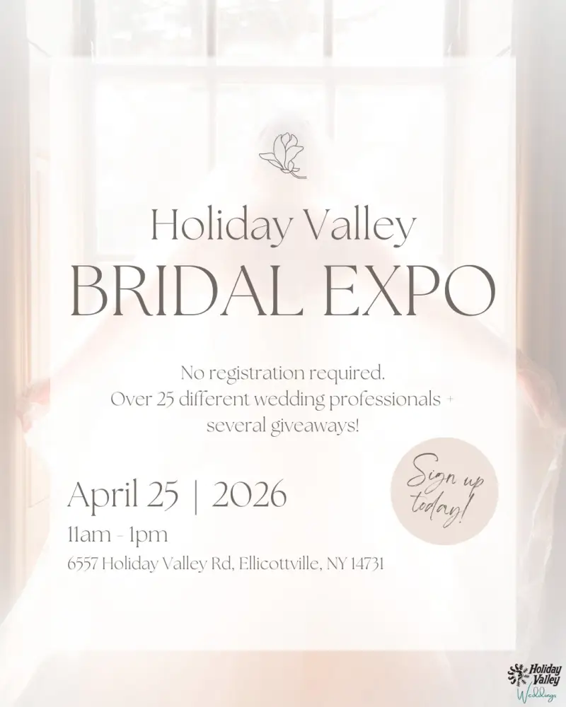 2026 Holiday Valley Bridal Expo | 6557 Holiday Valley Rd, Ellicottville, NY 14731