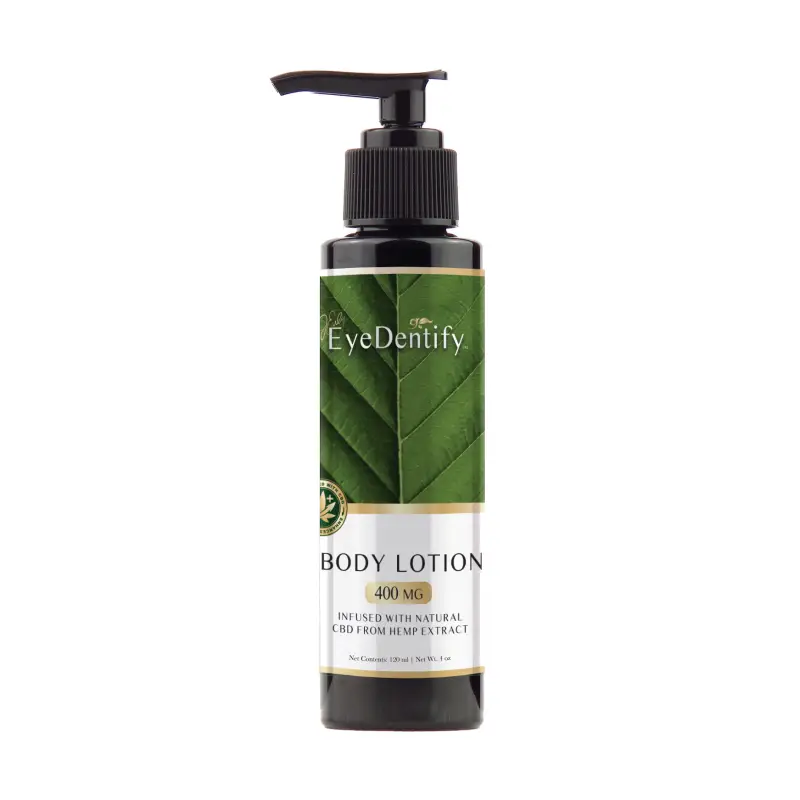 EyeDentify™ by J Early Natural Hemp Infused Body Lotion | 400mg