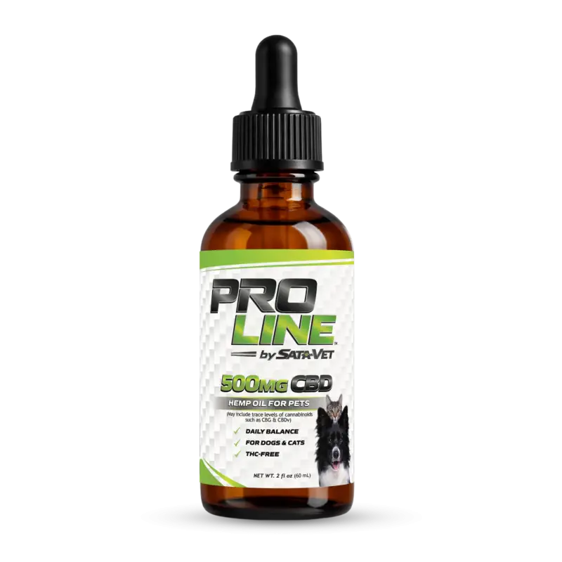 CBD Hemp Oil Tincture for Pets • 500 mg (60 mL)