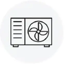 heating and cooling icon