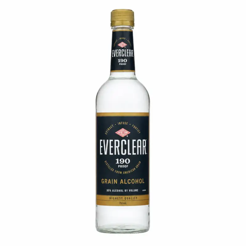 Everclear Grain Alcohol 190 Proof 750ml