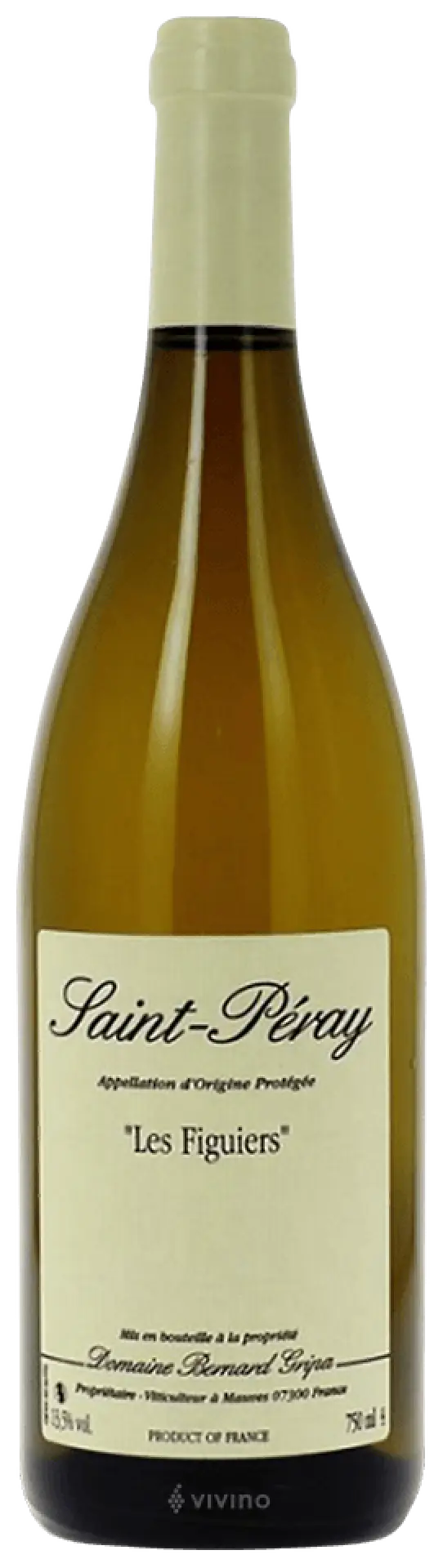 Bernard Gripa Les Figuiers Saint-Péray 2020 750ml